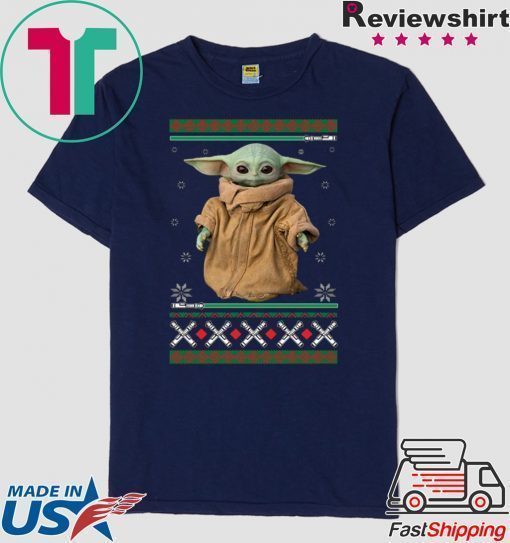 BABY YODA STAR WAR MANDALORIAN CHRISTMAS T-Shirt