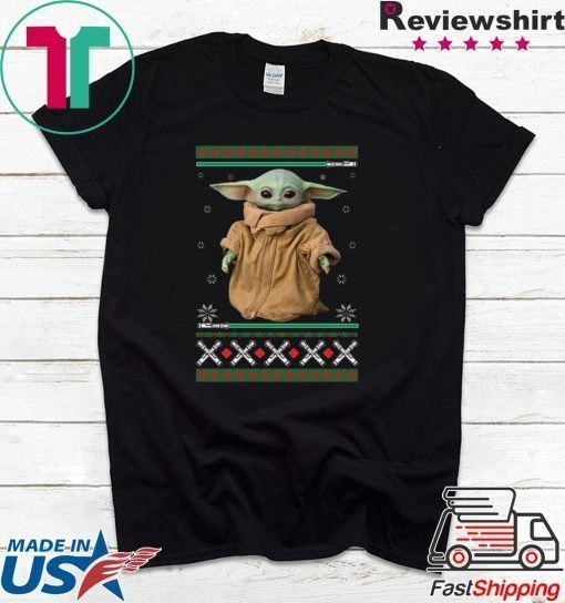 BABY YODA STAR WAR MANDALORIAN CHRISTMAS T-Shirt