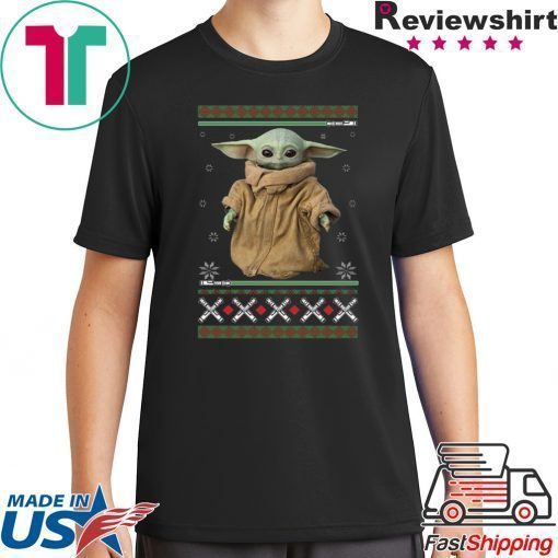 BABY YODA STAR WAR MANDALORIAN CHRISTMAS T-Shirt