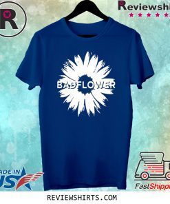 BADFLOWER FLOWER BLACK SHIRT