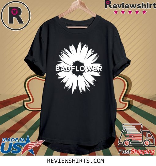 BADFLOWER FLOWER BLACK SHIRT