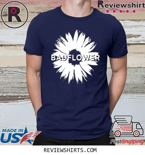 BADFLOWER FLOWER BLACK SHIRT