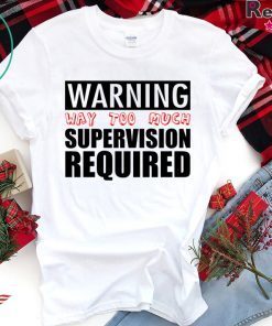 Baby And Toddler Boys Supervision Required shirt