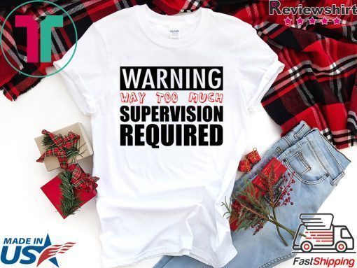 Baby And Toddler Boys Supervision Required shirt