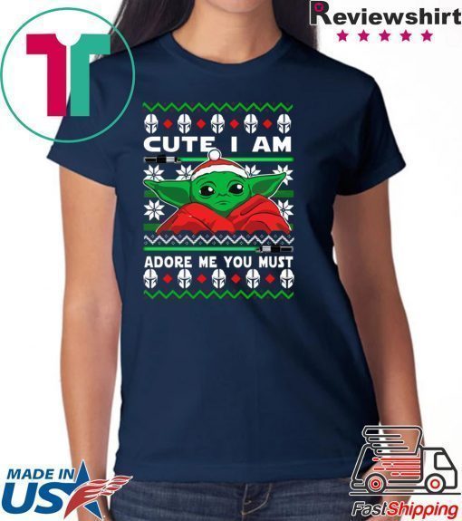 Baby Yoda Shirt Xmas 2020