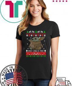 Baby Yoda Christmas Tee Shirts