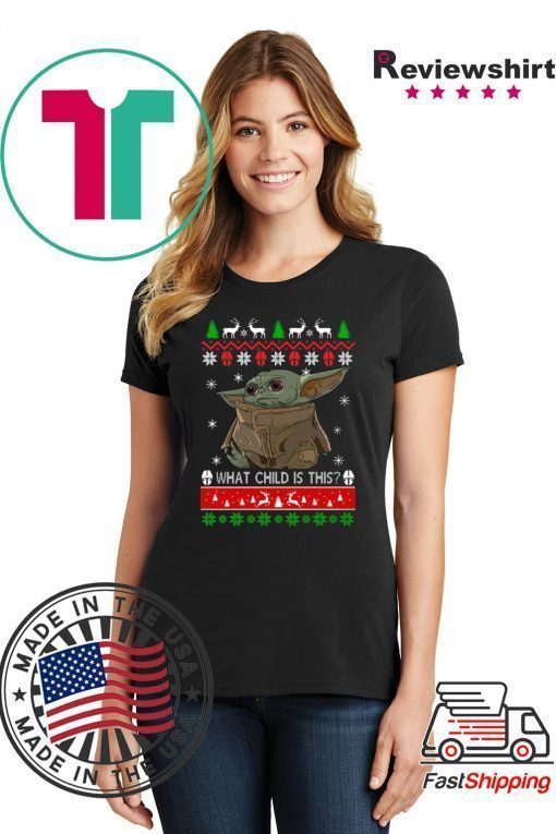 Baby Yoda Christmas Tee Shirts