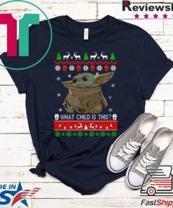 Baby Yoda Christmas Tee Shirts