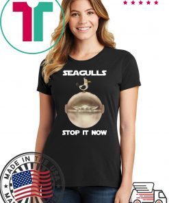 Baby Yoda Seagulls Stop It Now Shirt