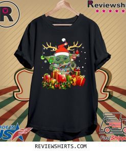 Baby Yoda Star Wars Christmas Santa Hat Shirt