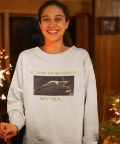 Baby Yoda Sweater Baby Yoda Using The Force Sweatshirt