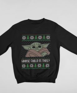 Baby Yoda Ugly Christmas Sweater Baby Yoda Mandalorian Shirt