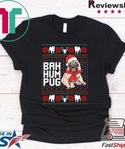 Bad Hum Pug Christmas T-Shirt