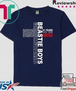 Beastie Boy 41 Years 1979 2020 Sabotage Jesus Shirt