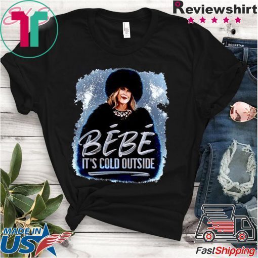 Bebe it’s cold outside moira rose shirt