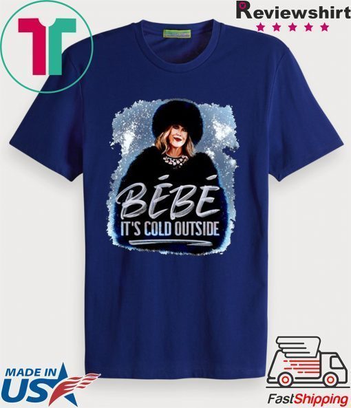 Bebe it’s cold outside moira rose shirt