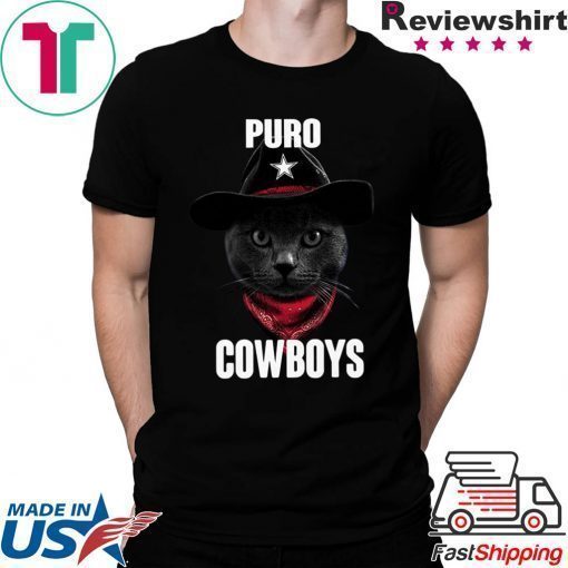 Black Cat Puro Cowboys Shirt
