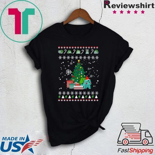 Bulbasaur Pokemon Ugly Christmas T-Shirt