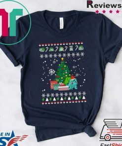 Bulbasaur Pokemon Ugly Christmas T-Shirt