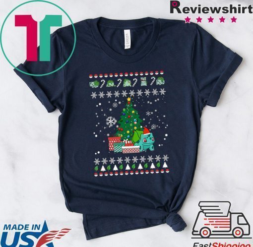 Bulbasaur Pokemon Ugly Christmas T-Shirt