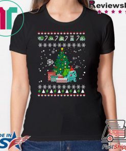 Bulbasaur Pokemon Ugly Christmas T-Shirt