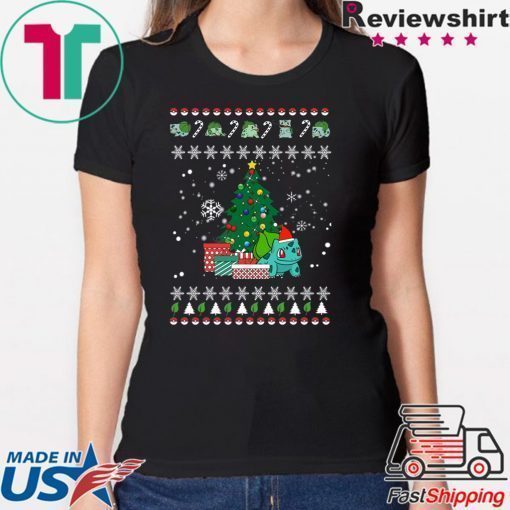 Bulbasaur Pokemon Ugly Christmas T-Shirt