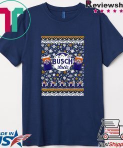 Busch Latte Beer Ugly Christmas T-Shirt