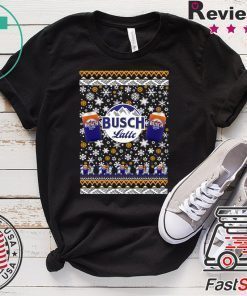Busch Latte Beer Ugly Christmas T-Shirt