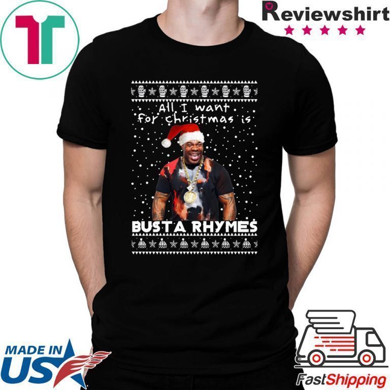 Busta Rhymes Rapper Ugly Christmas TShirt