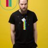 Cat Meme - Woman Yelling At Table Dinner Rainbow Gift T-Shirt