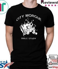 City Morgue Merch Books Burn Easy Black Shirt