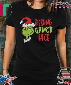 DR SEUSS PRIMARK RESTING GRINCH FACE SHIRT