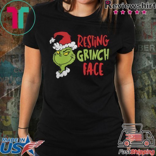 DR SEUSS PRIMARK RESTING GRINCH FACE SHIRT