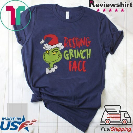 DR SEUSS PRIMARK RESTING GRINCH FACE SHIRT