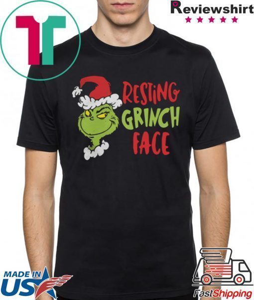 DR SEUSS PRIMARK RESTING GRINCH FACE SHIRT