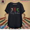 Dachshund Leopard Plaid Printed Merry Christmas Shirt