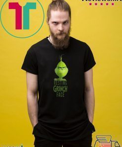 Dr Seuss The Grinch Resting Grinch Face Tee Shirt