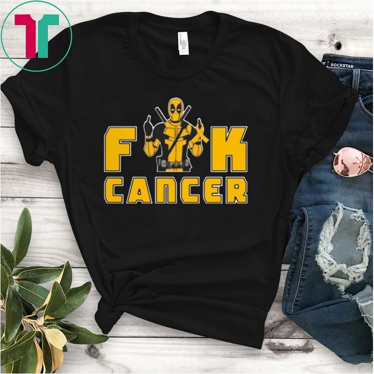 deadpool cancer shirt
