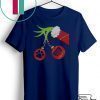 GRINCH HAND HOLDING PAW DOG AND JEEP TEE SHIRT