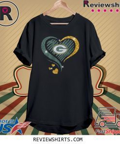 Green Bay Packers Heart Diamond Shirt