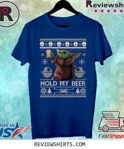 Hold My Beer Baby Yoda Christmas Shirt