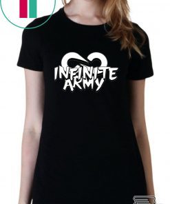 Infinite lists merch INFINITE LISTS INFINITE ARMY GARNET TEE Shirt