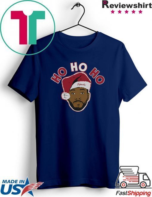 Kawhi Leonard Ho Ho Ho - NBPA Officially Licensed Shirt