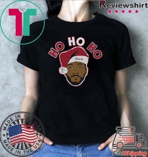 Kawhi Leonard Ho Ho Ho - NBPA Officially Licensed Shirt