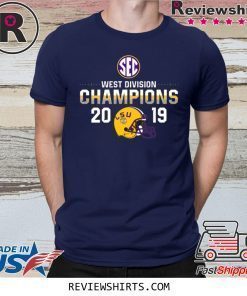 LSU Tigers 2019 SEC West Football Division Champions Shirt