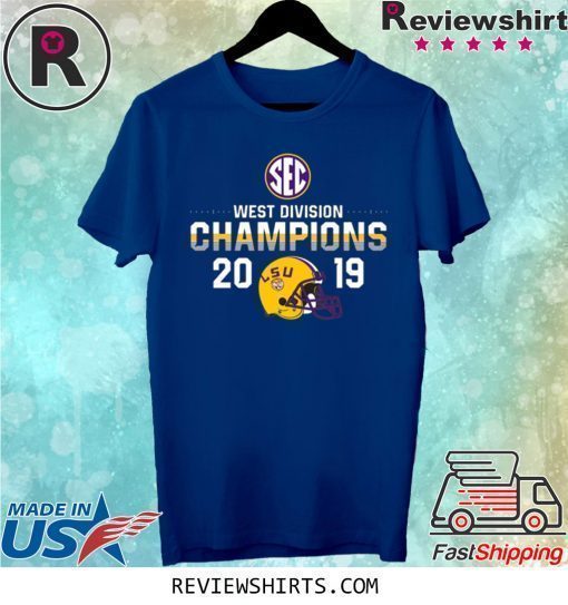 LSU Tigers 2019 SEC West Football Division Champions Shirt