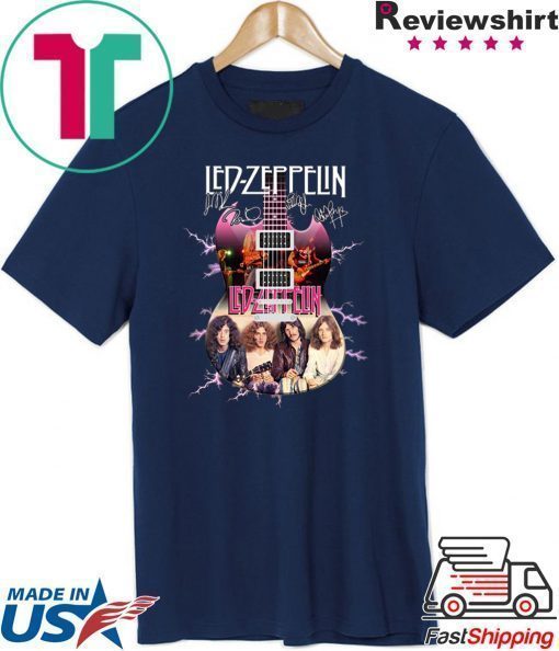 Led Zeppelin Guitar Signatures Shirt