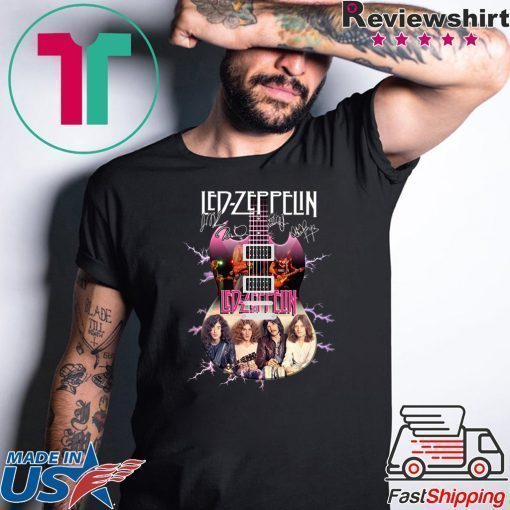 Led Zeppelin Guitar Signatures Shirt