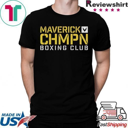 Logan paul merch MAVERICK CHAMPION BOXING SHIRT