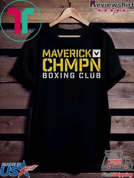 Logan paul merch MAVERICK CHAMPION BOXING SHIRT